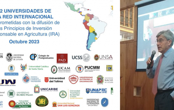 Seminario de la Red de Universidades y empresas RU-IRA de FAO en la Universidad Nacional de la Plata (UNLP) en Ciudad de La Plata, Argentina.
